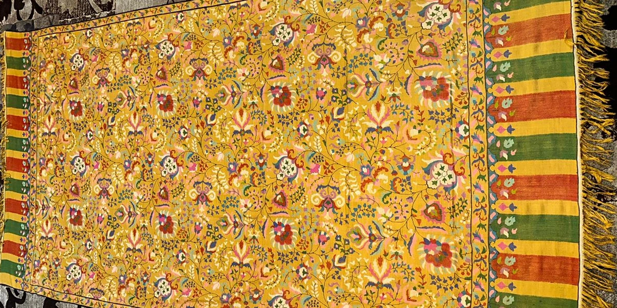 Folded Jamawar Shawl