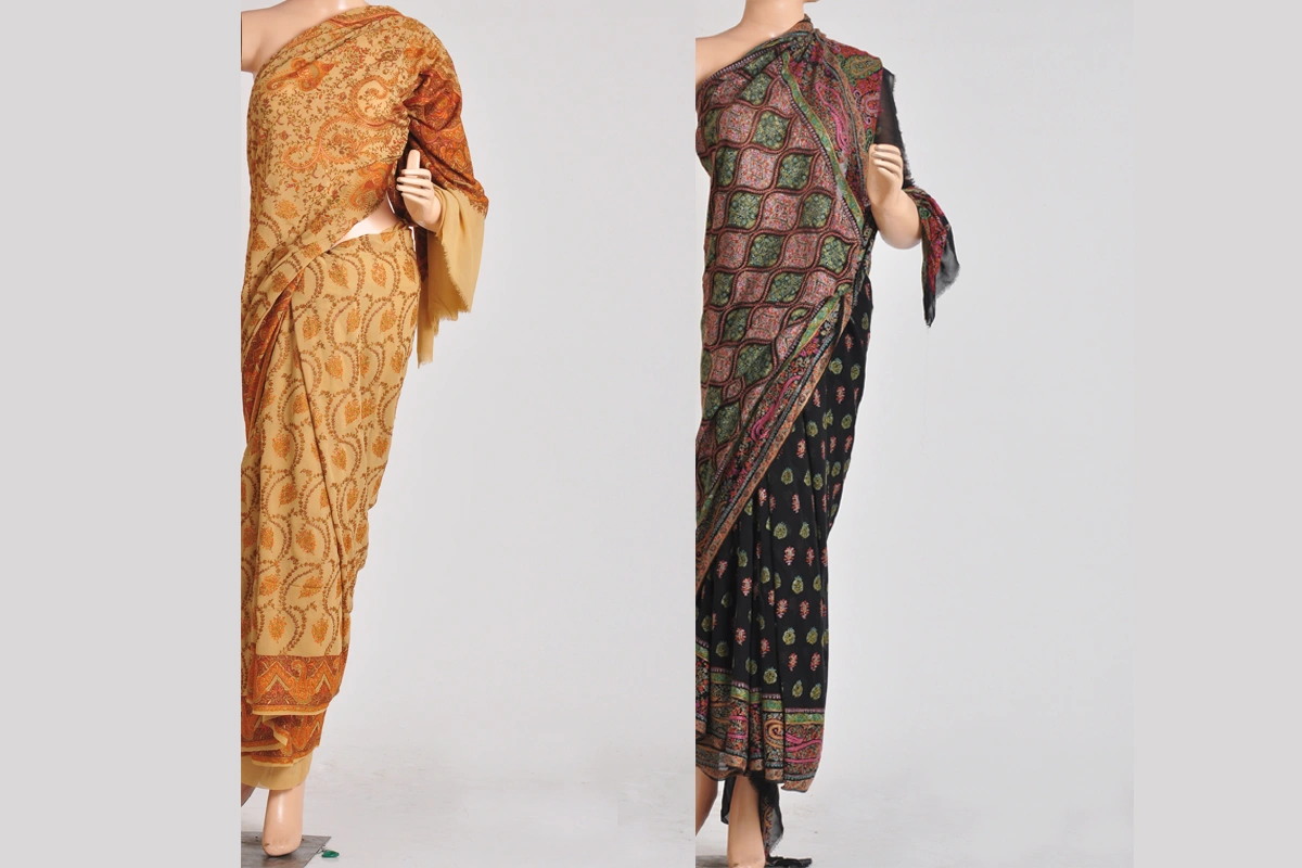 Sozni Embroidered Saree