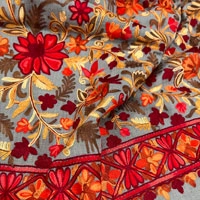 Finished Jamawar Shawl